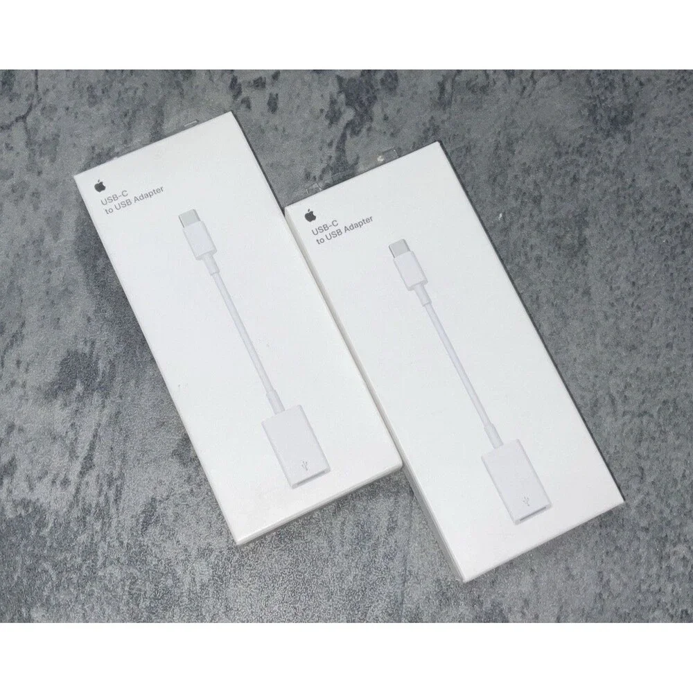 Apple USB-C to USB Adapter for Mac/iPad (2 Pack) Model A1632